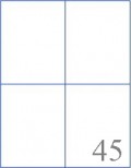 4.25" x 5.5" - 4 UP  (8 1/2" x 11" )