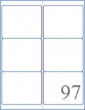 4" x 3.333"  - Round CORNERS  - 6 UP  (8 1/2" x 11" )