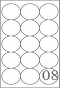 3.5" Round Label - 15 UP (11" x 19")