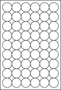 2" Circle - Round Labels - 54 UP (13" x 19")
