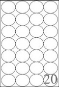 2.5" Round Label - 28 UP (11" x 19")