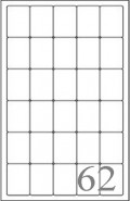 3" x 2" Rectangle - Round Corners - 30 UP (11" x 19")