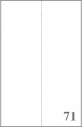 11" x 19" BACK SPLIT - 2 UP (11" x 19")